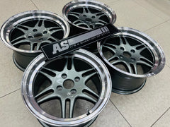15” AS-RSI TWINSPOKES WITH DISH GUNMETAL