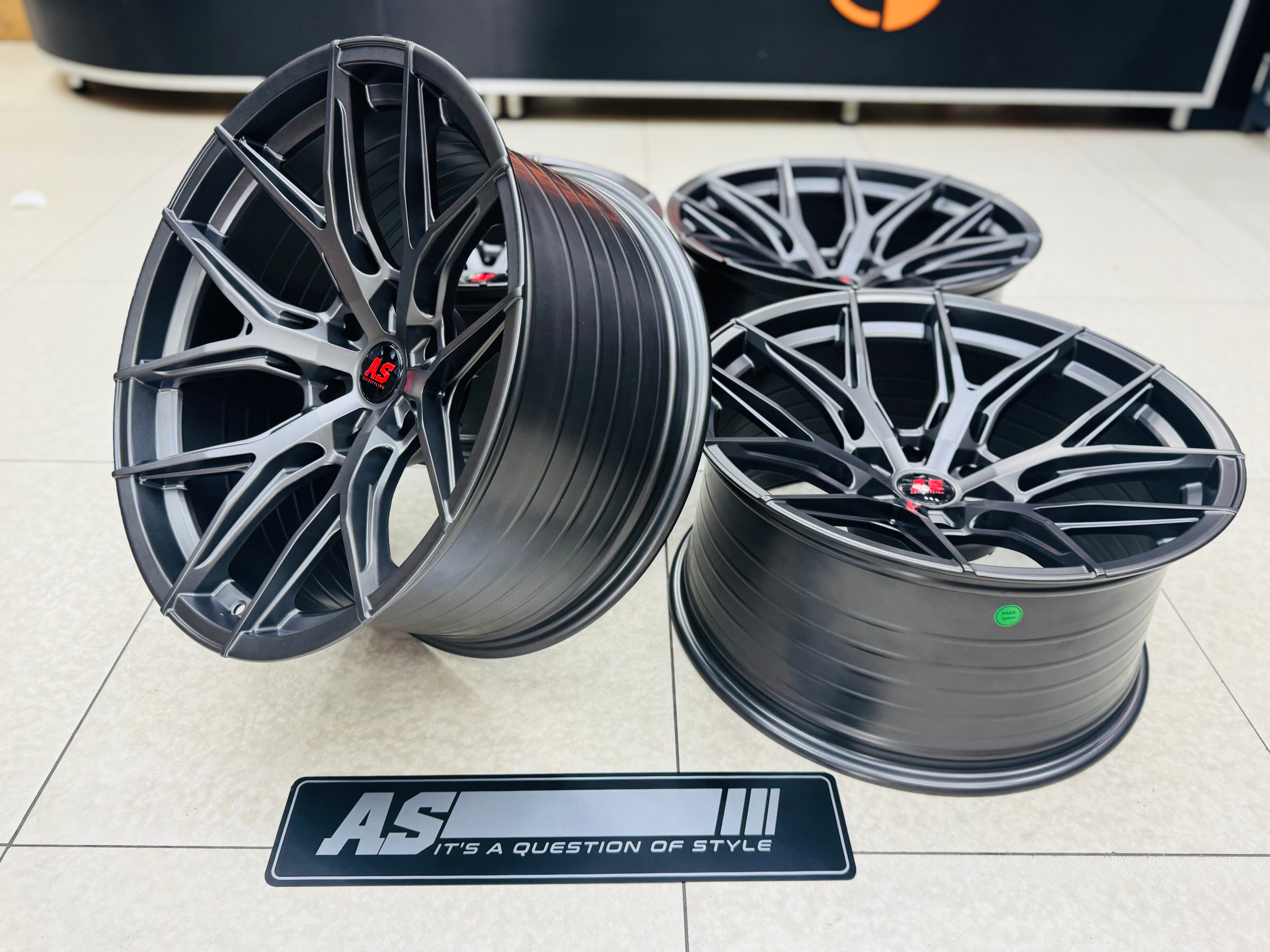 20” CONCAVO 05 SATIN GREY BAKKIE RIMS 6/139 PCD