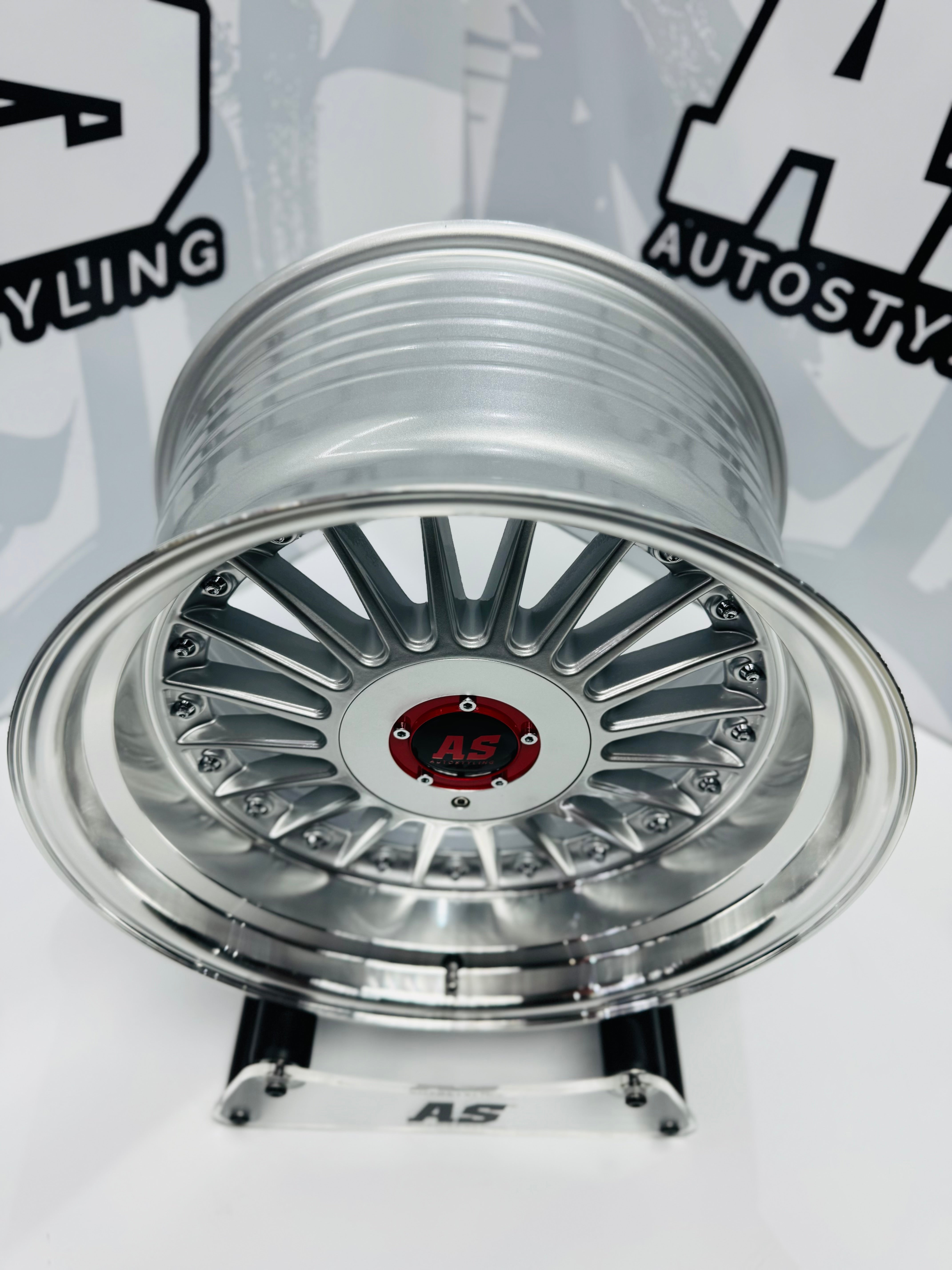 17'' NEW 10J AS-PINA SILVER 4/100 & 4/114 MULTI PCD