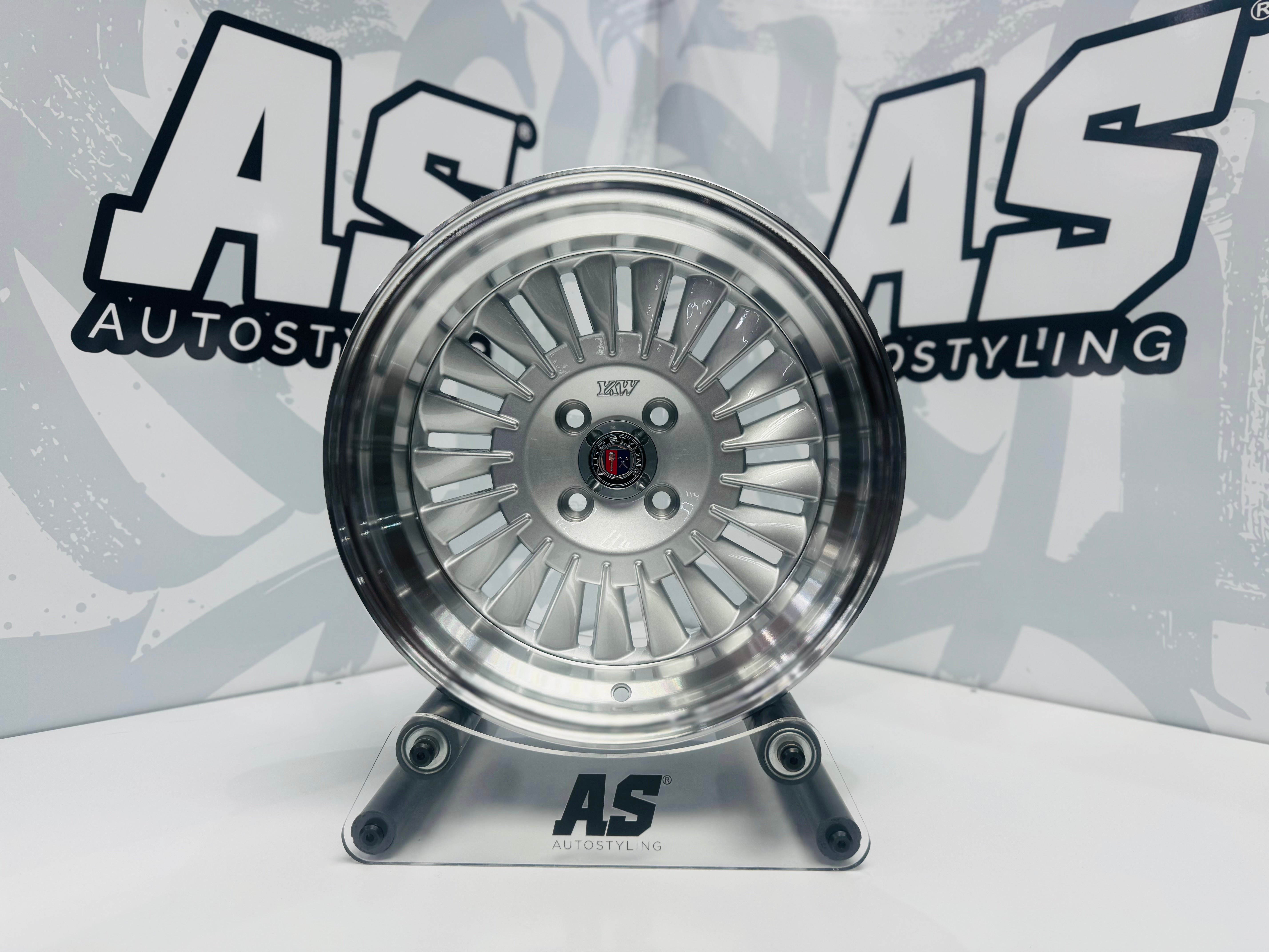 15” AS-PIRI 4/100 SILVER WHEELS