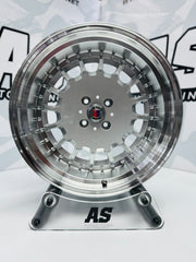 17” AS- E30 BOTTLE CAPS   8.5/10j 4/100  SILVER