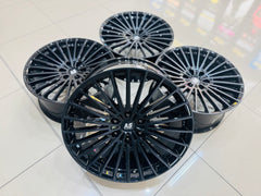 22 ” AS FULLY FORGED 008 RANGER RIMS 6/139 PCD DUAL BLACK