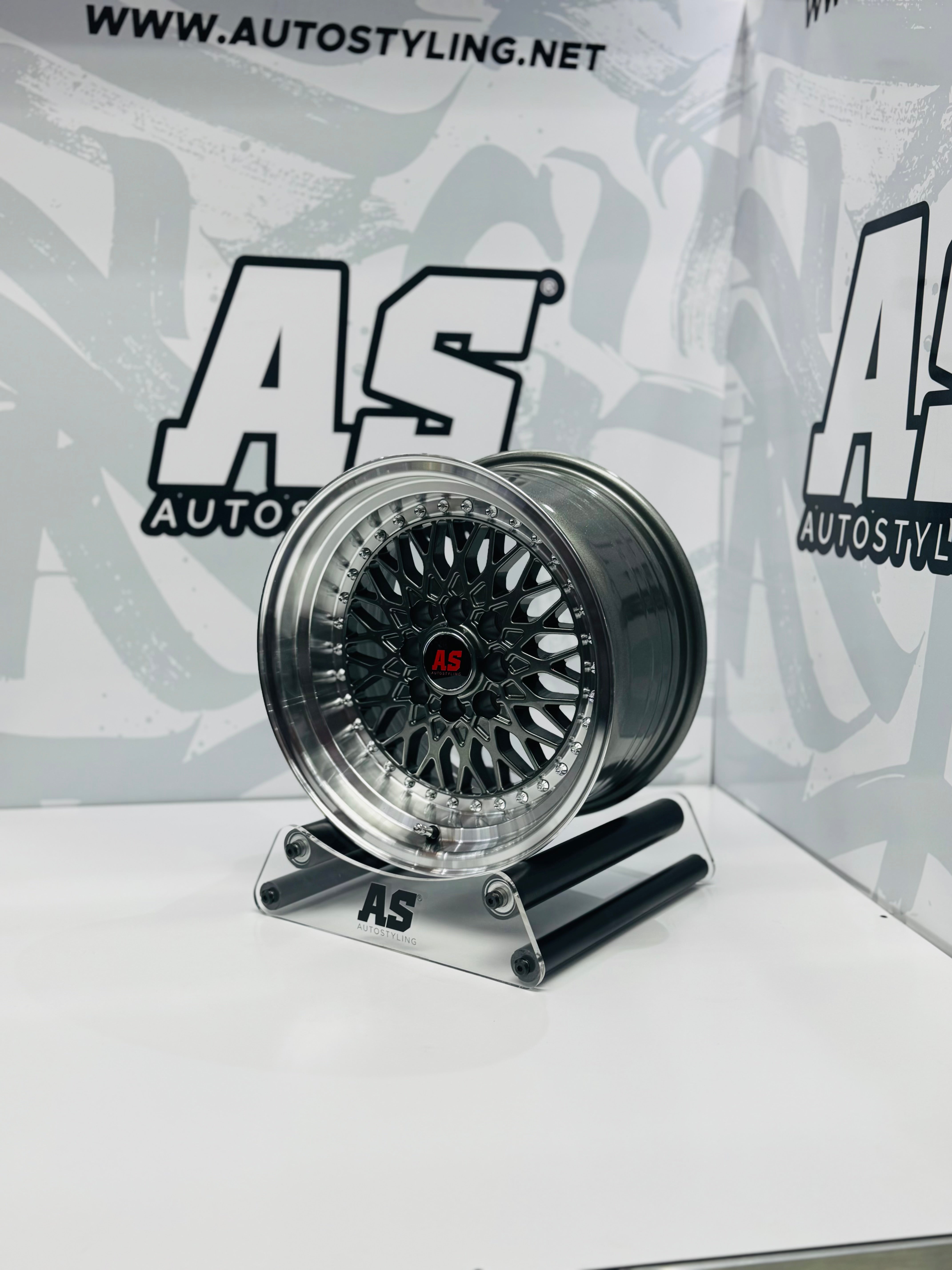 15” AS-7570  MESH  grey 4/100 4/114 wheels