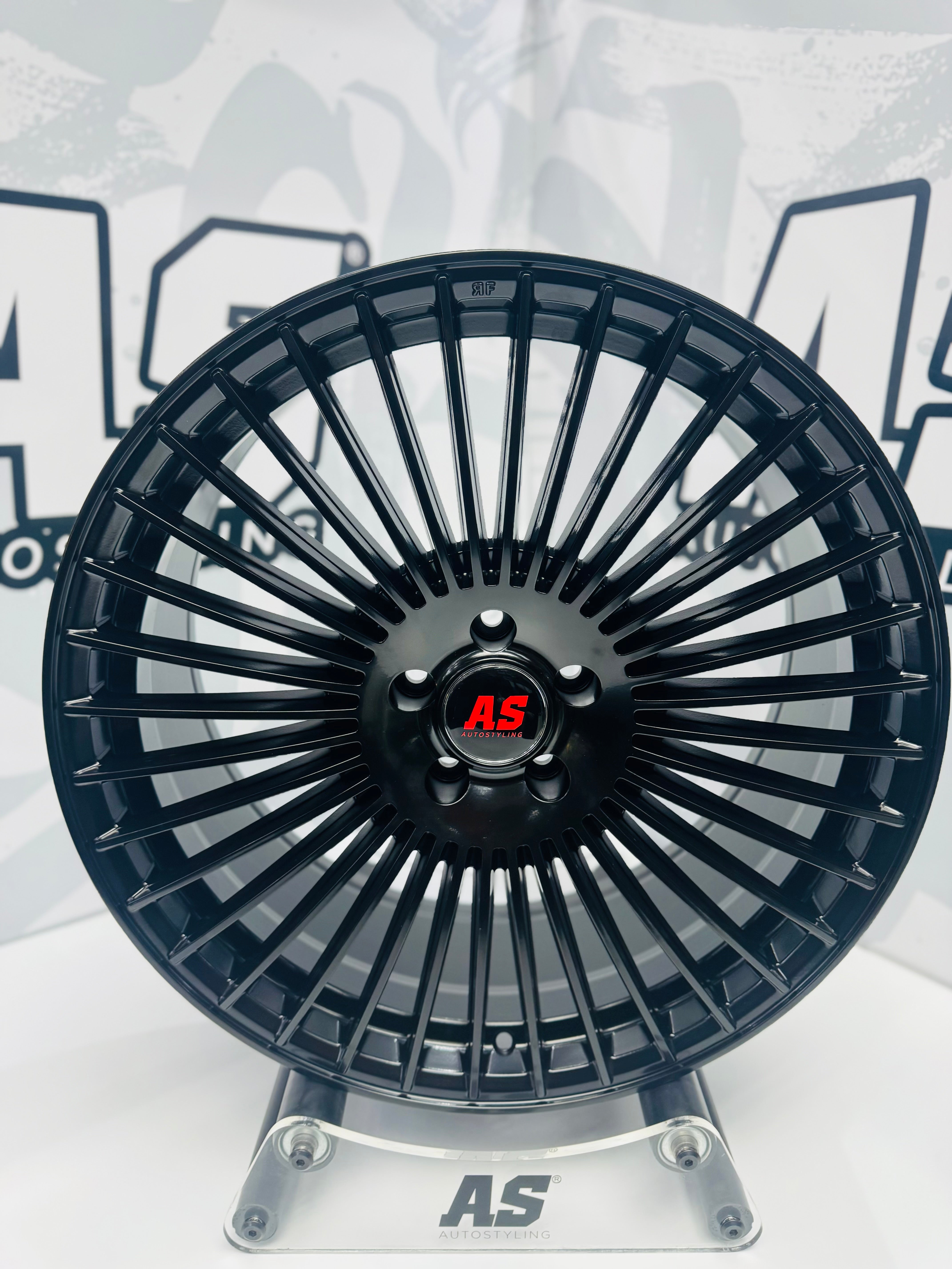 20″ 5/112 Velvet Black Alloy Wheels