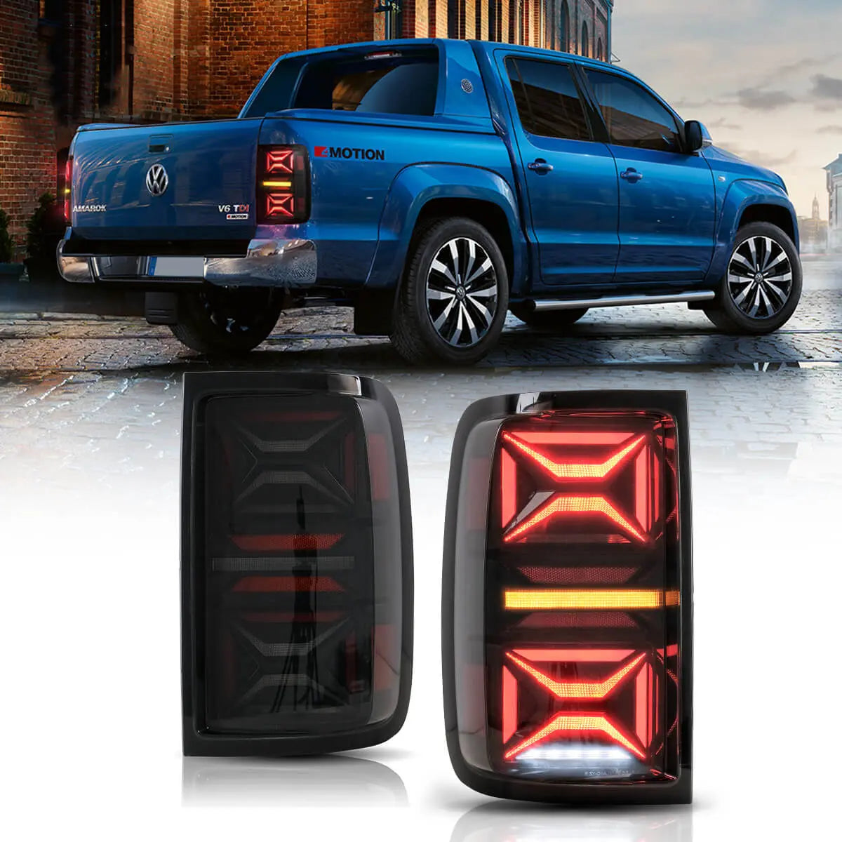 VLAND Full LED Tail Lights For VW AMAROK 2010+
