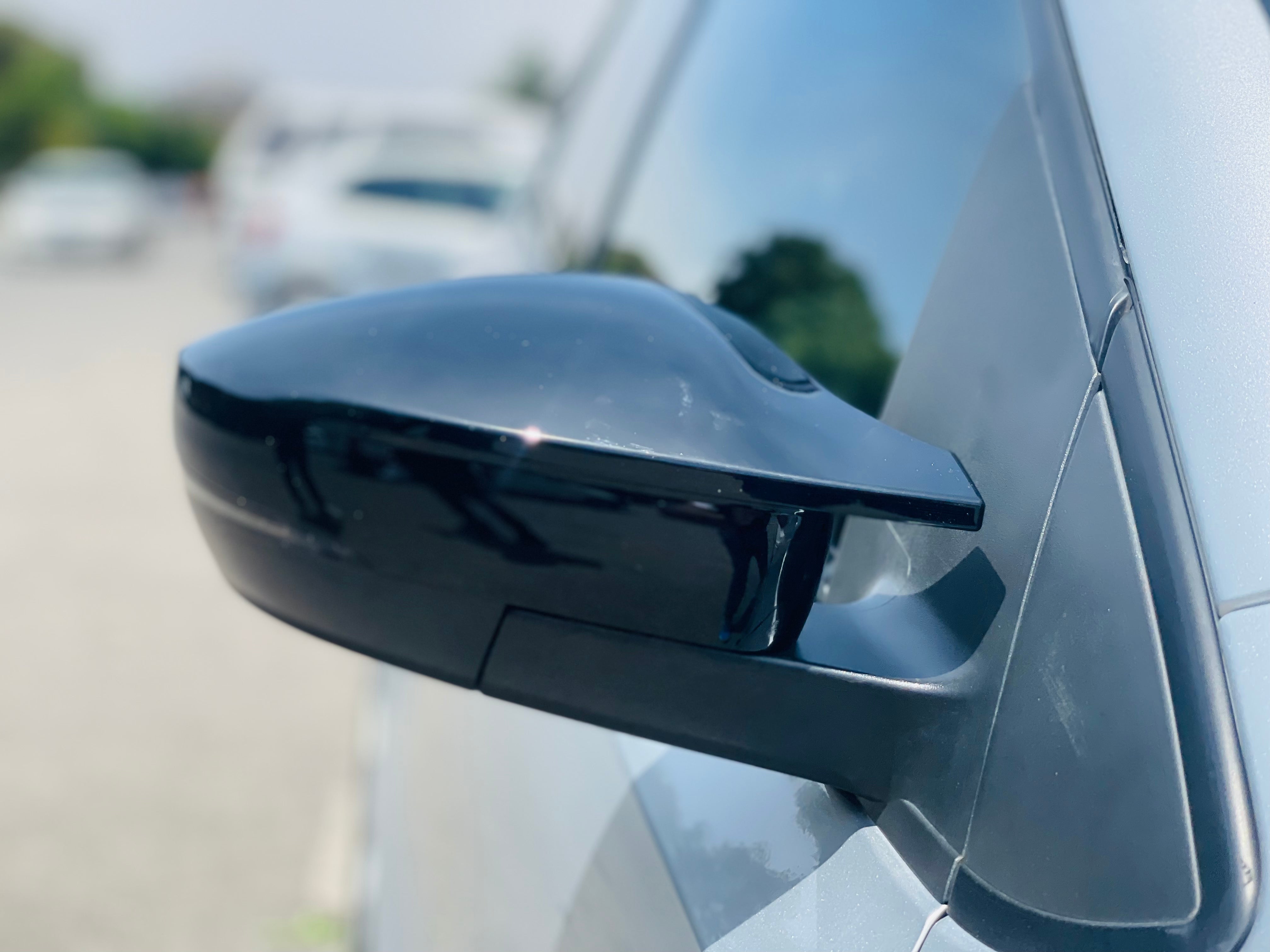 VW polo 6 gloss black BATMAN style Mirror Covers