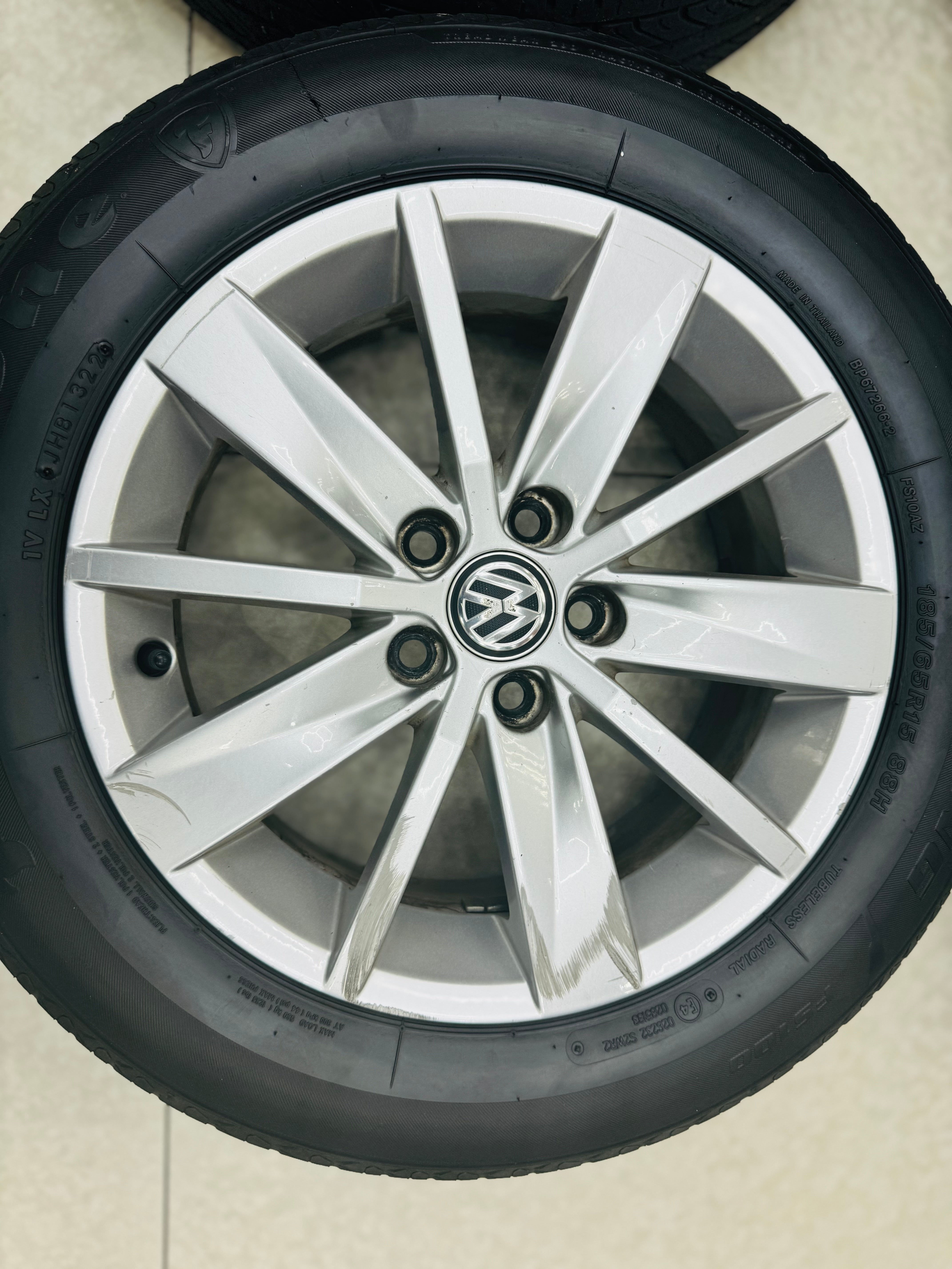 Polo Factory Rims 15” POLO 6r OEM 5/100 pre owned mags & tyres – Autostyling Klerksdorp