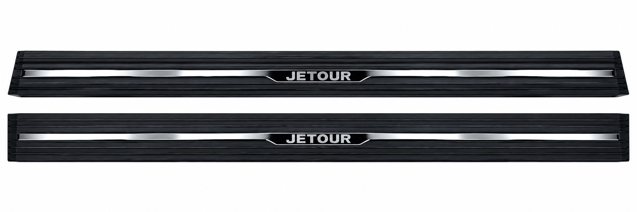 Jetour T2 (25-On) Electric Motorised Folding Side Steps chrome stripe - Autostyling Klerksdorp