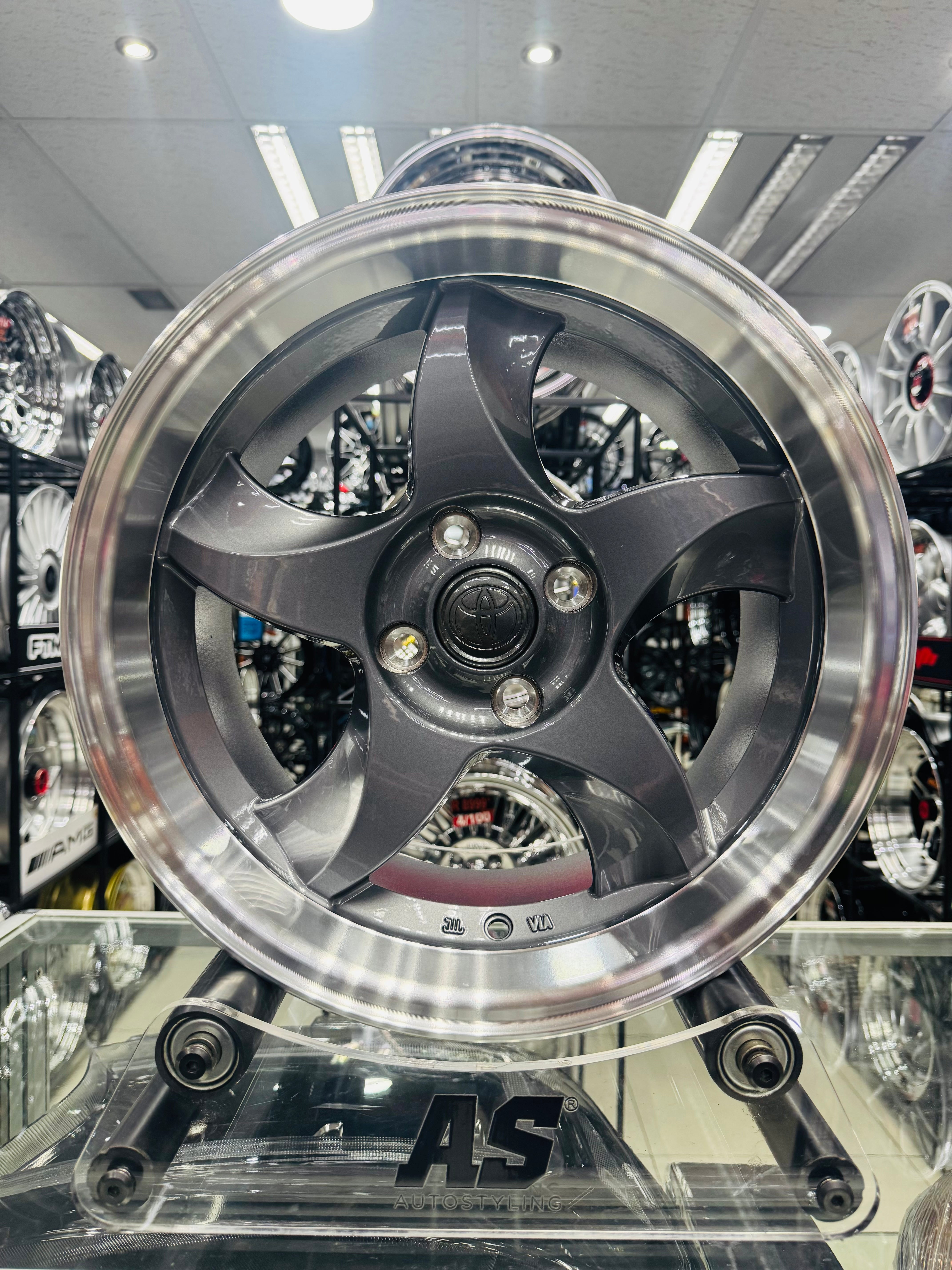 15” AS-RXI BLADES DISHED GUNMETAL