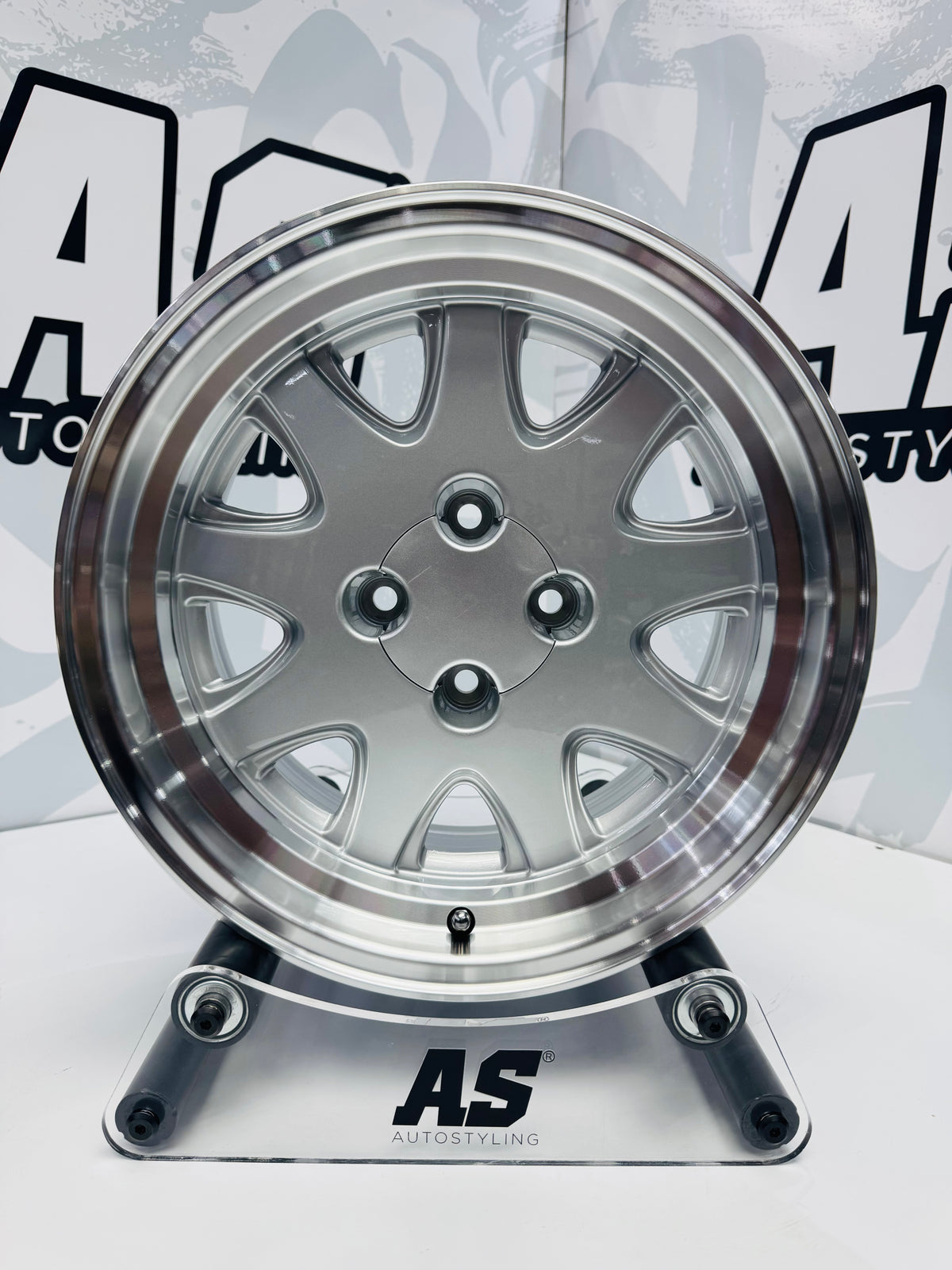 15” AS-TWINCAM  DISHED SILVER