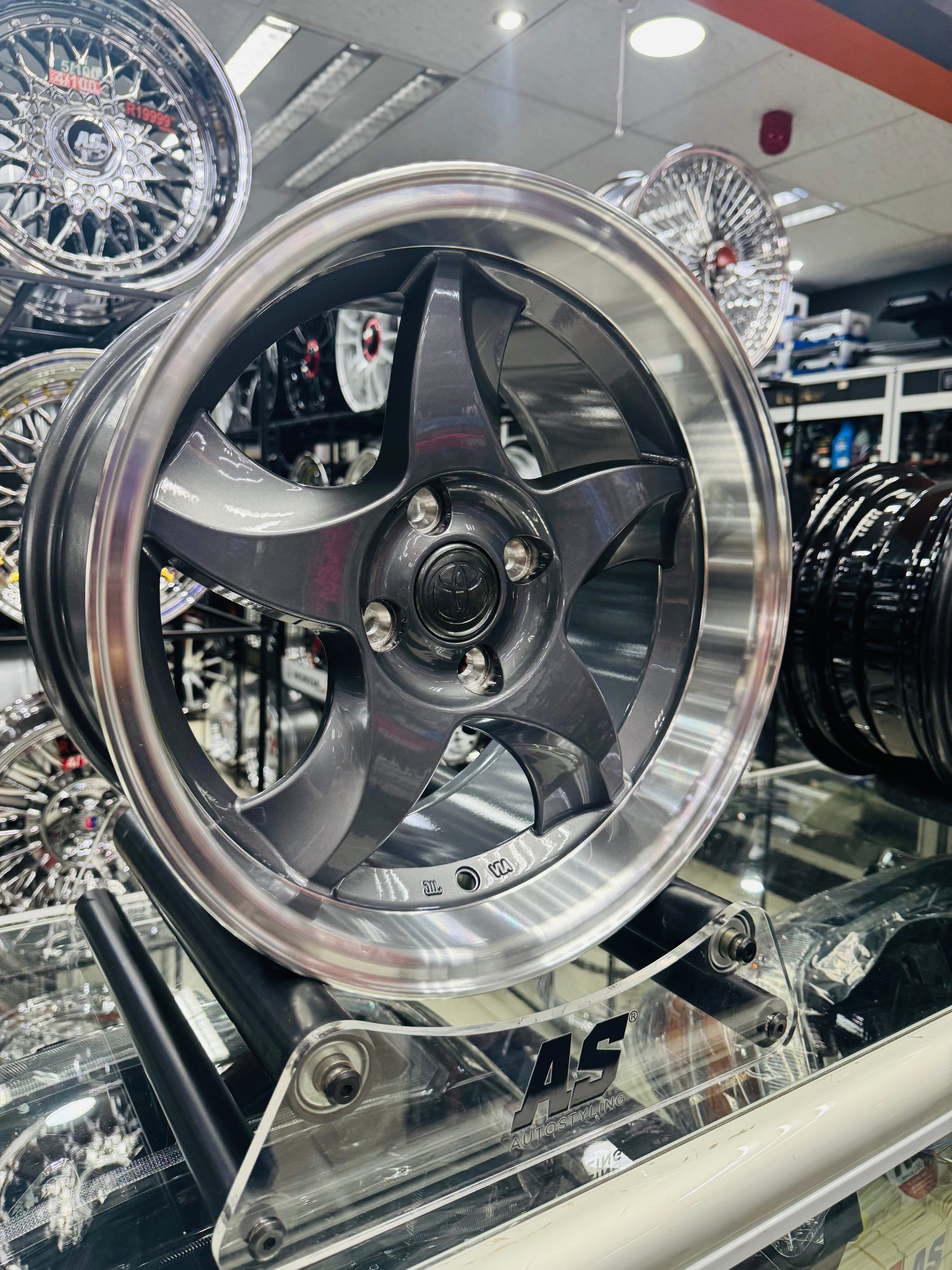 15” AS-RXI BLADES DISHED GUNMETAL