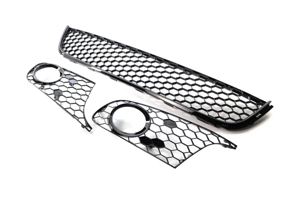 VW GOLF  6 (non gti ) BUMPER GRILL KIT