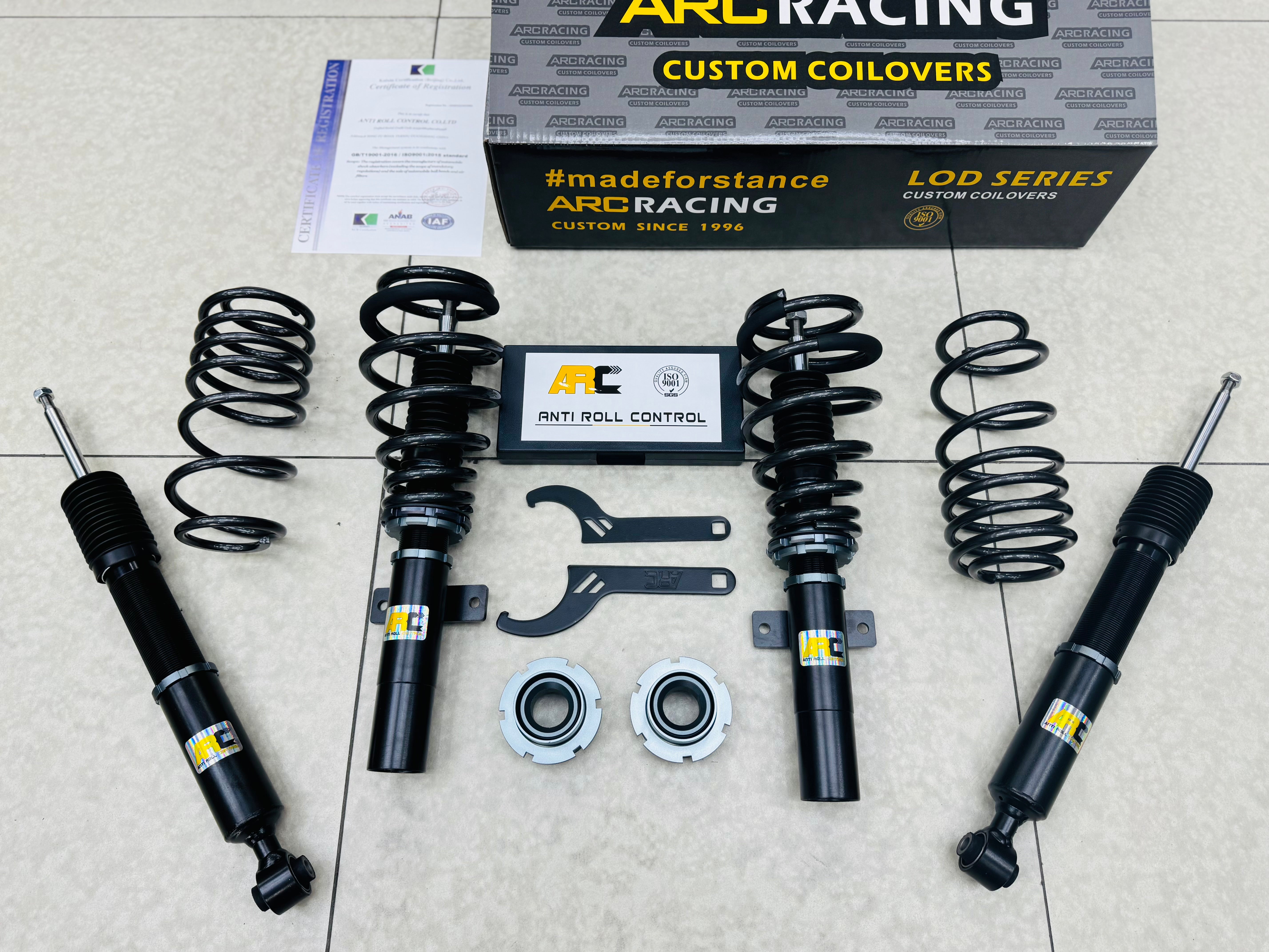 ARC COILOVERS VW POLO 8 (AW) 2018+ LOD DUAL HEIGHT ADJUSTED