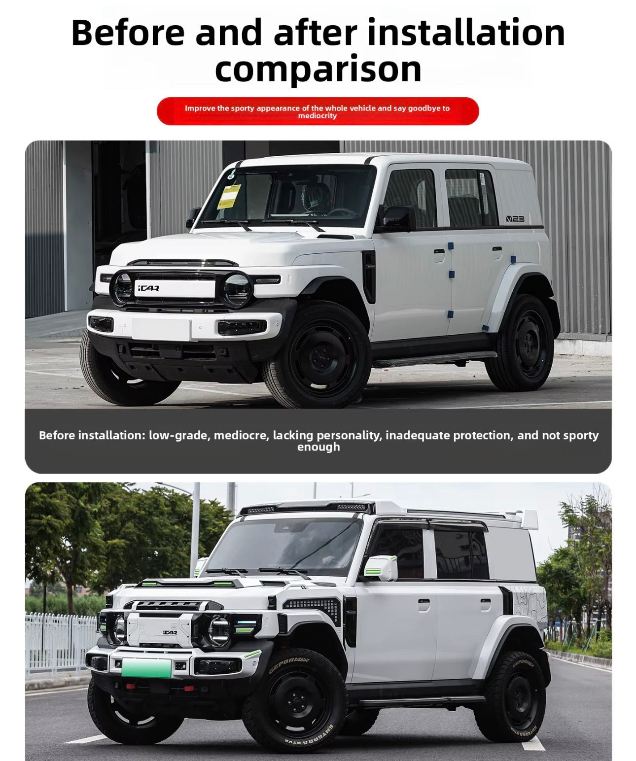 iCuar v23 Neo armor  body kit