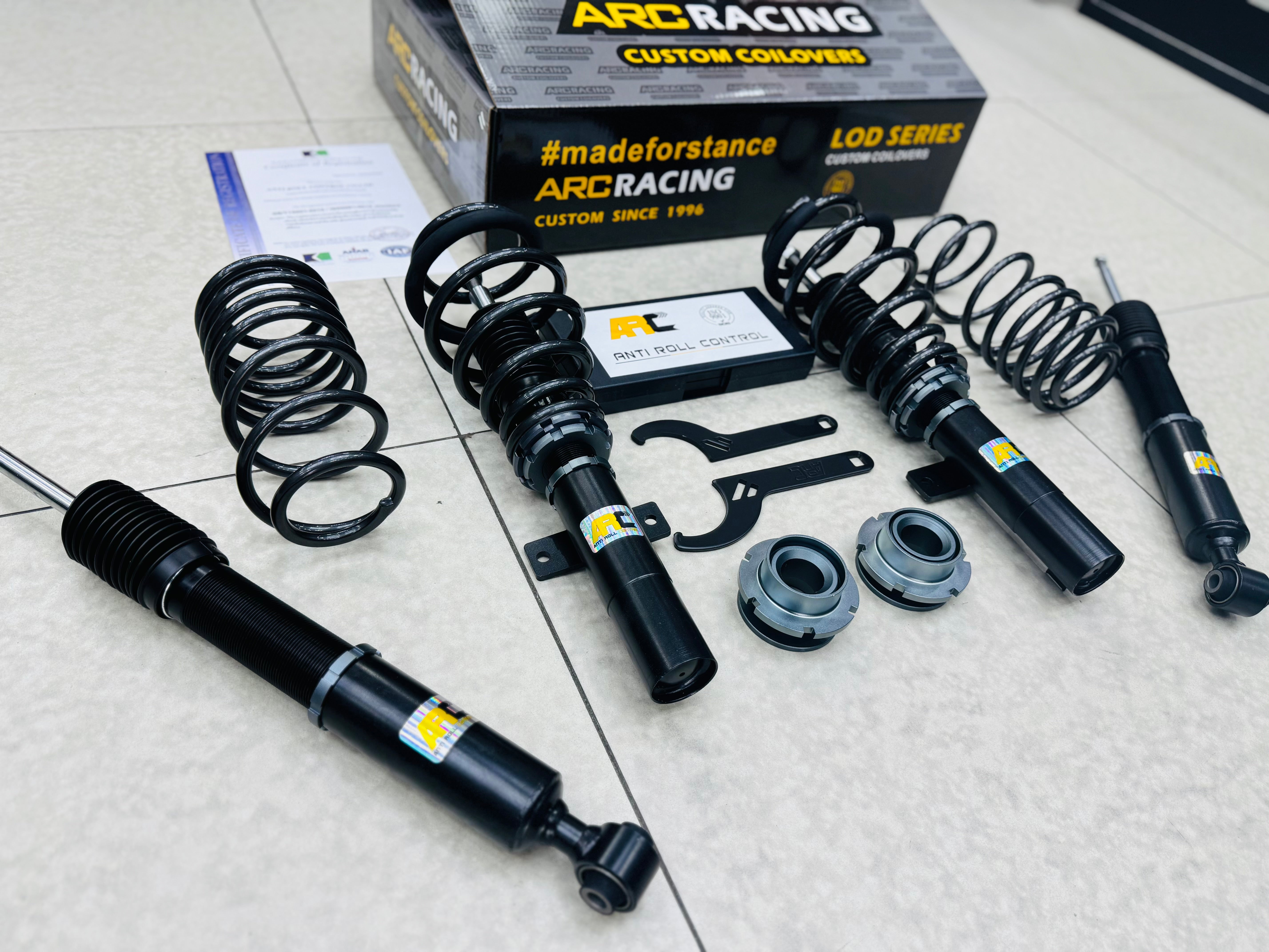 ARC COILOVERS VW POLO 8 (AW) 2018+ LOD DUAL HEIGHT ADJUSTED