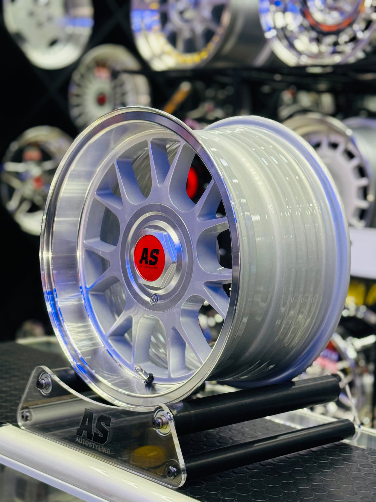 15” AS- 7197  4/100 4/108 silver  wheels