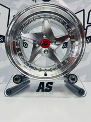 15” AS- RARI M7903 4/100 Silver machine face