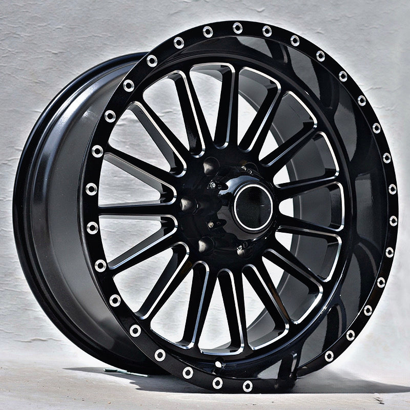 20” AS-F992021 6/139 BLACK BAKKIE RIMS