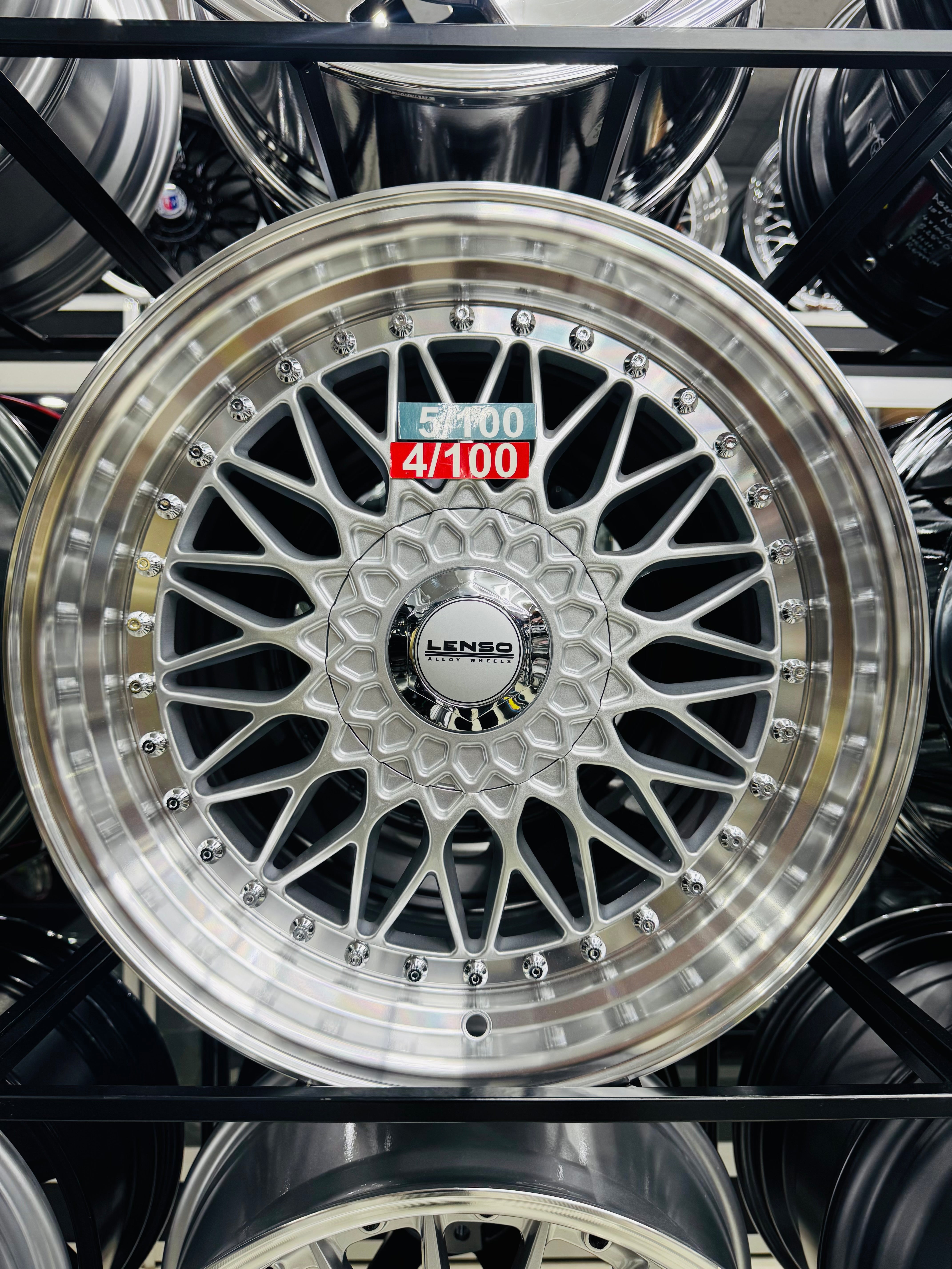 17 ” AS-BSX 7.5/8.5 4/100 & 5/100 multi hole  SILVER - Autostyling Klerksdorp