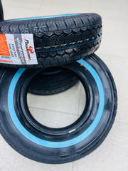 195R14C white wall powertrac taxi tyres