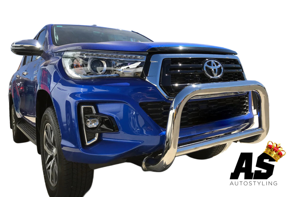 TOYOTA HILUX  2016+ NUDGE BAR CHROME