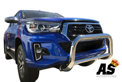TOYOTA HILUX  2016+ NUDGE BAR CHROME