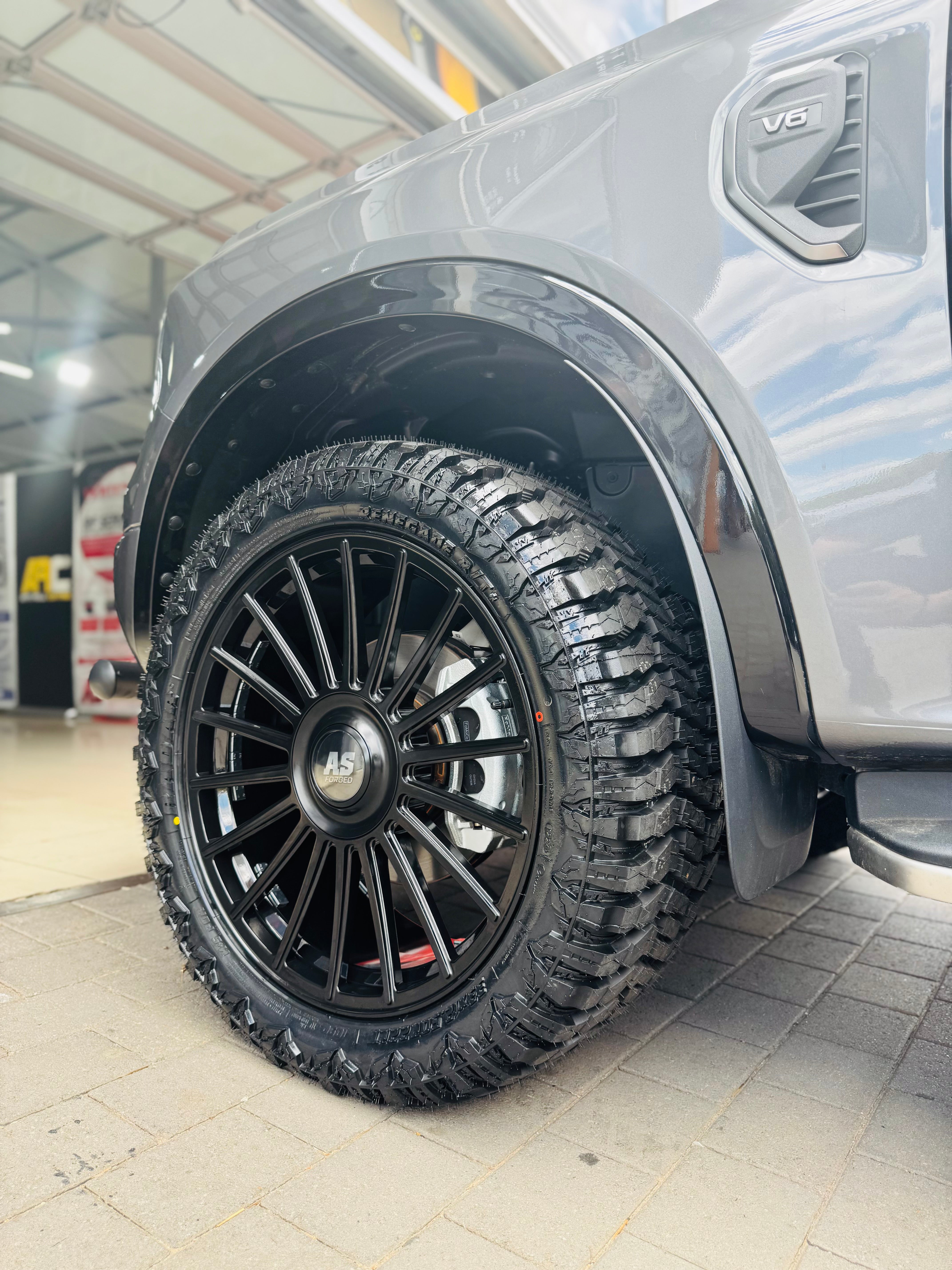 22 ” AS FULLY FORGED 022 RANGER & AMAROK FITMENT   RIMS 6/139 PCD FLOATING CAPS - Autostyling Klerksdorp