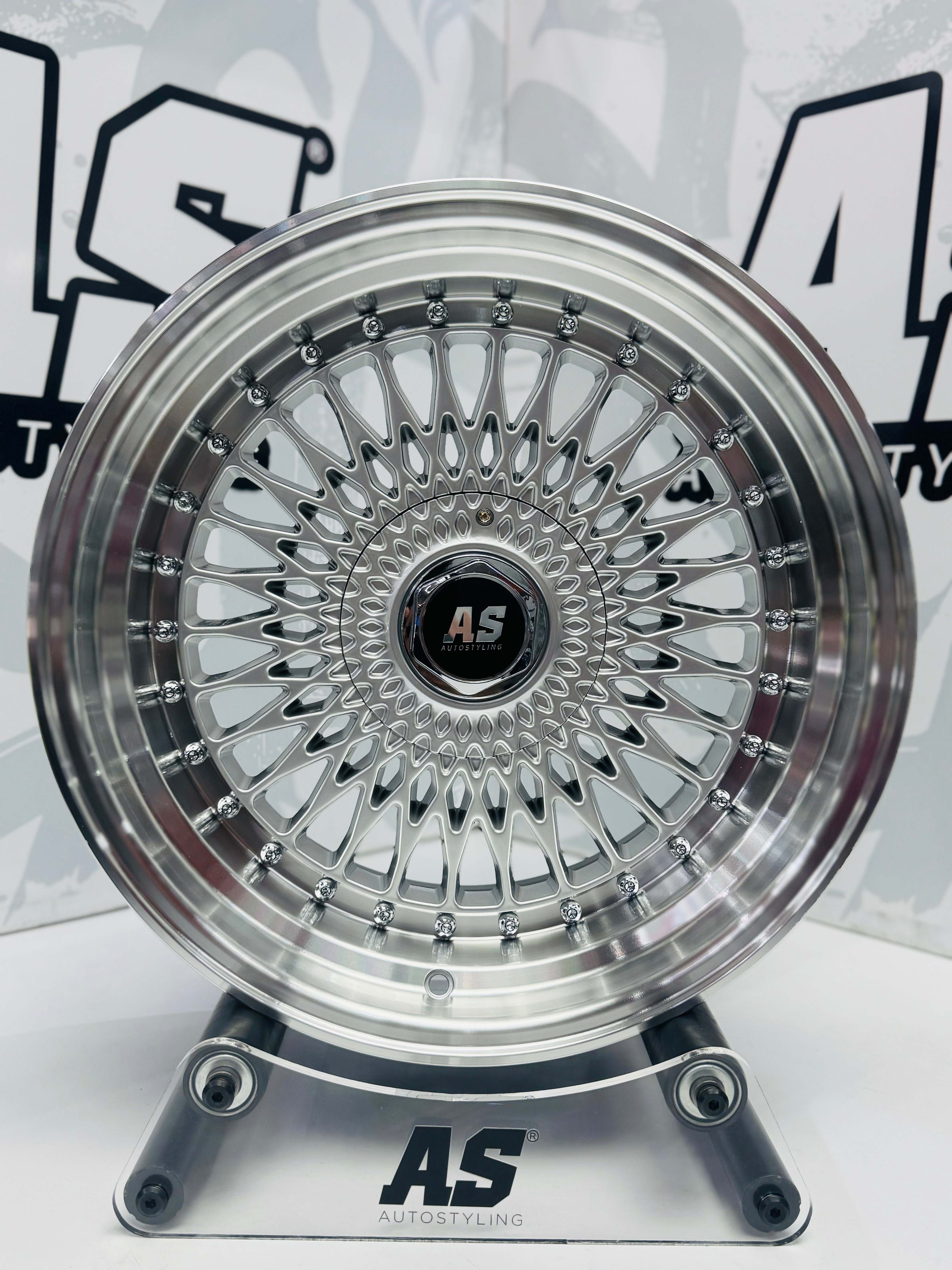 17” AS- SUPERMESH 8.5/10j 4/100 & 4/114 SILVER - Autostyling Klerksdorp