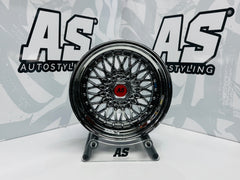 17” AS® CHROME WITH CHROME STUDS  4x100 & 5x100 8.5j/ 10j
