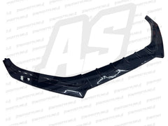 NEW IMPROVED VW POLO 6/ POLO 7 TSI VIVO F/L FD 3pce NEW PLASTIC GLOSS BLACK FRONT SPOILER