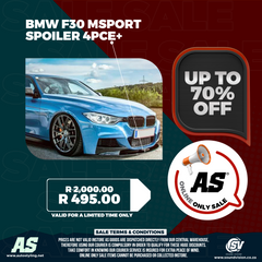 BMW F30 MSPORT SPOILER 4PCE