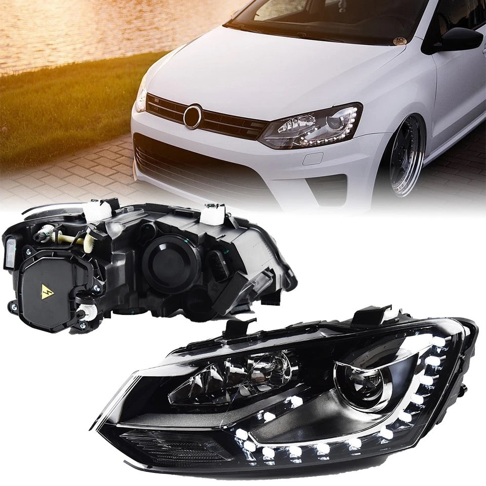 VW POLO 6 GTI LED HEADLIGHT( HALOGEN )