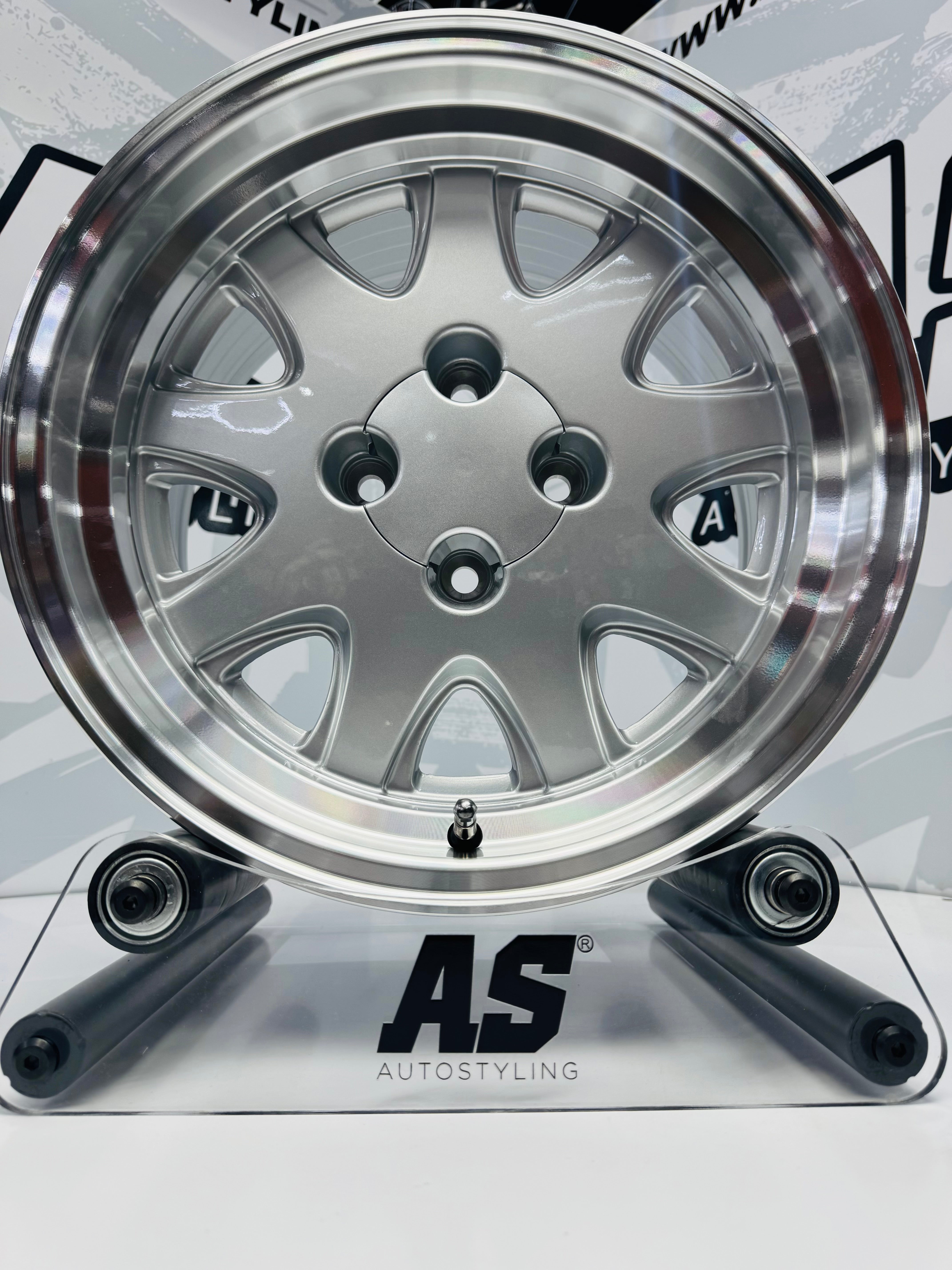 15” AS-TWINCAM  DISHED SILVER