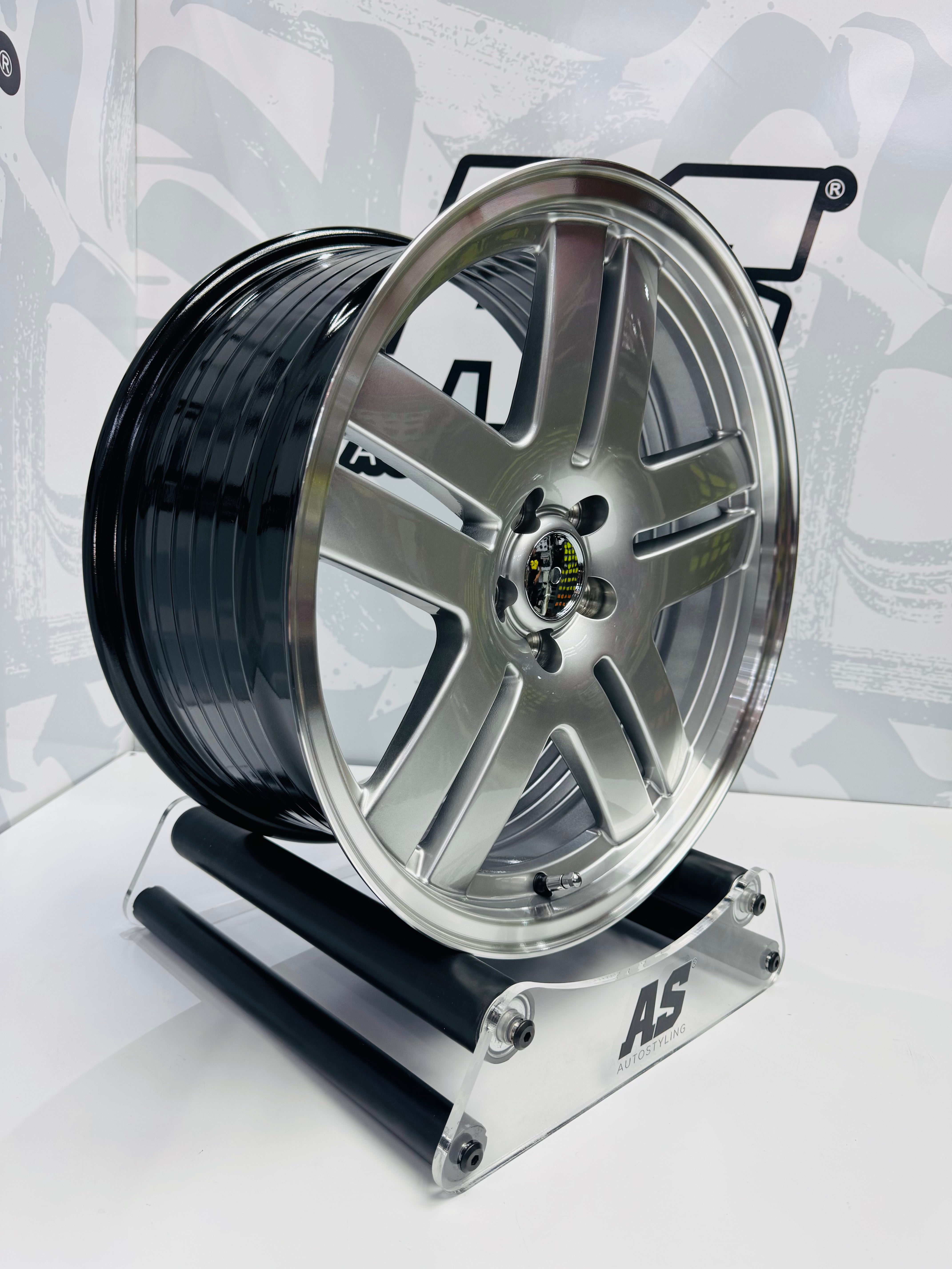 17” AS- LONGBEACH   DISHED 5/100 SILVER RIMS - Autostyling Klerksdorp