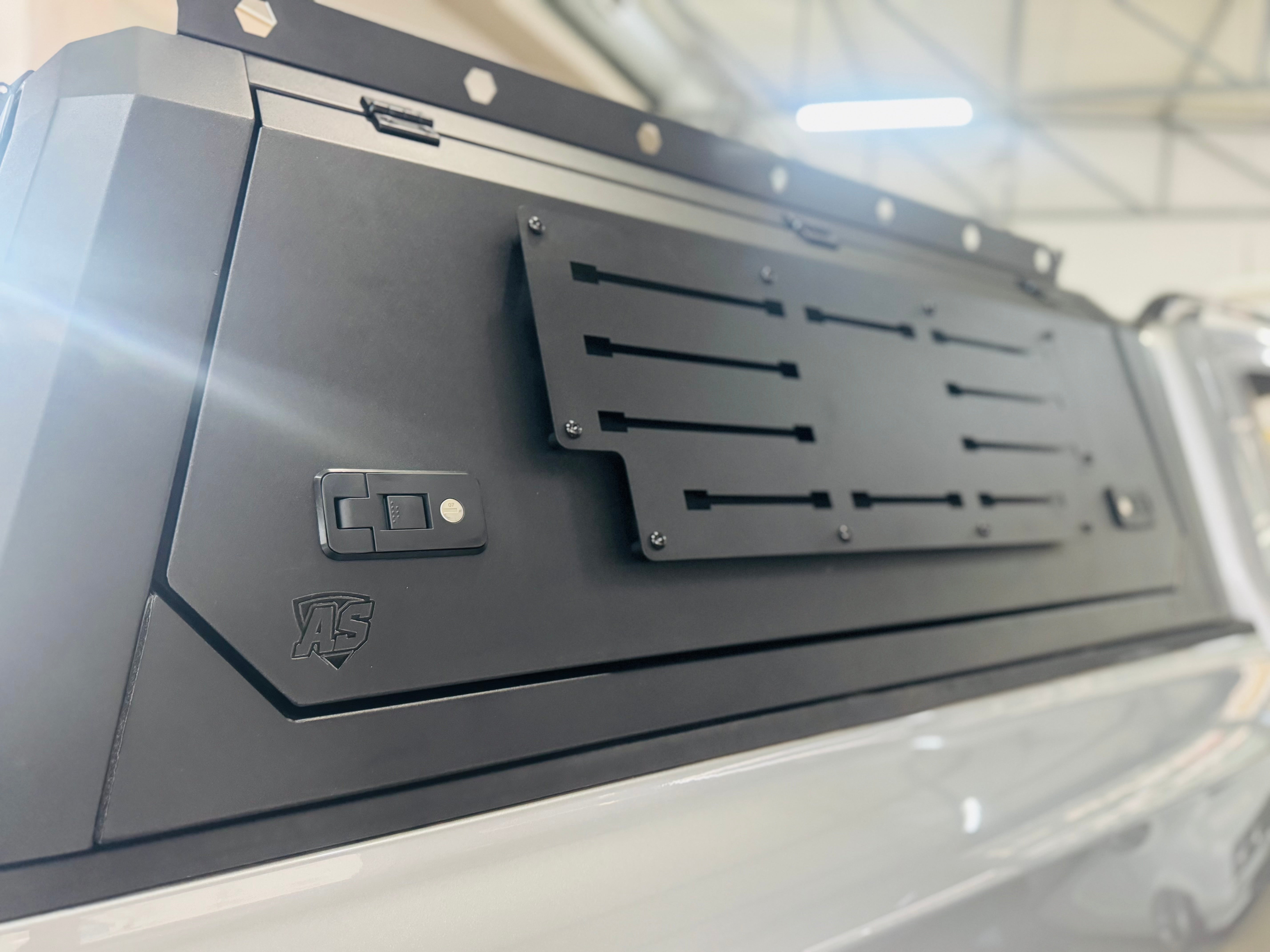 FORD RANGER T6 T7 T8 BLACK STEEL RAMBO CANOPY