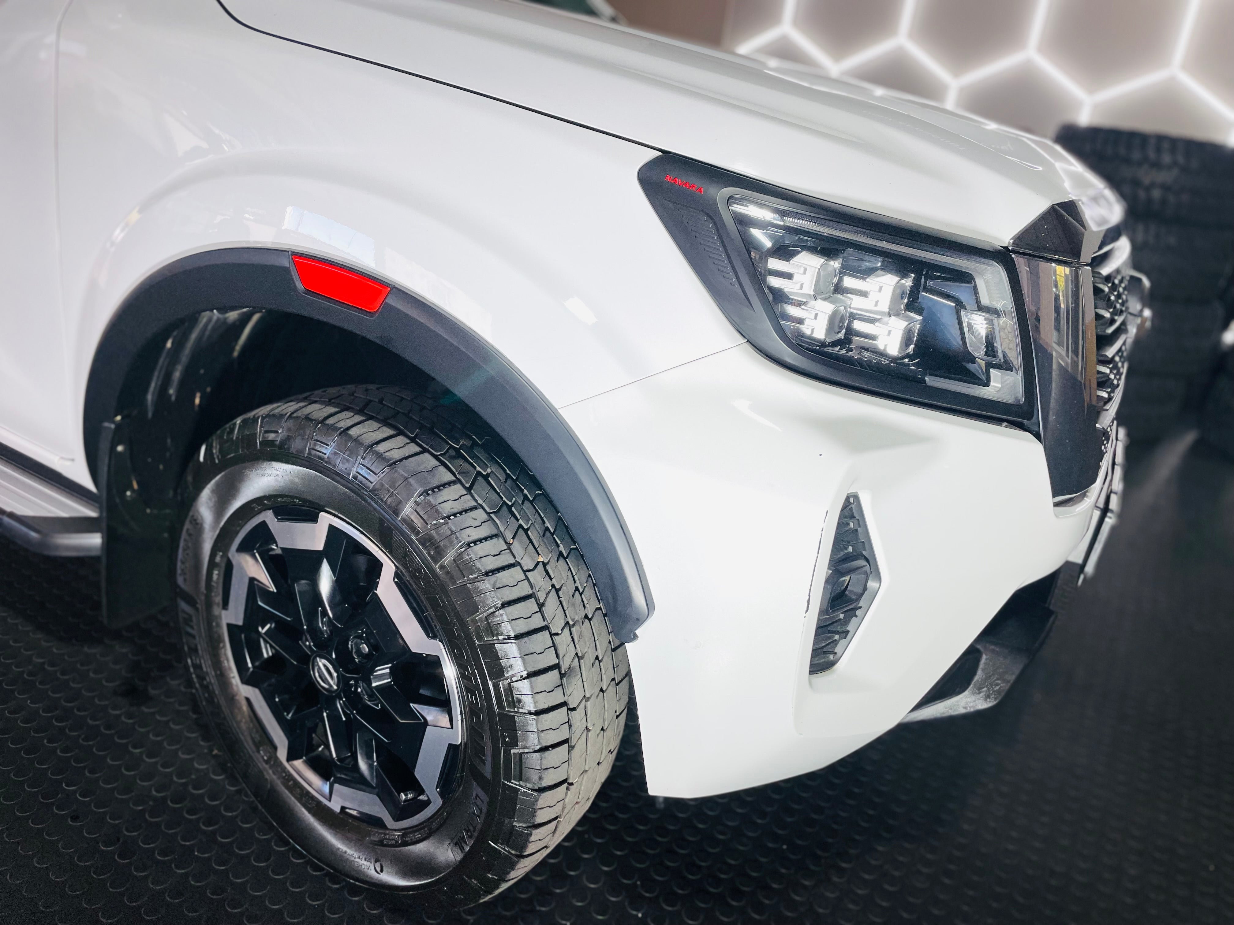 Nissan Navara PRO 4x Style 2021+ Fender Flares With Red Inserts