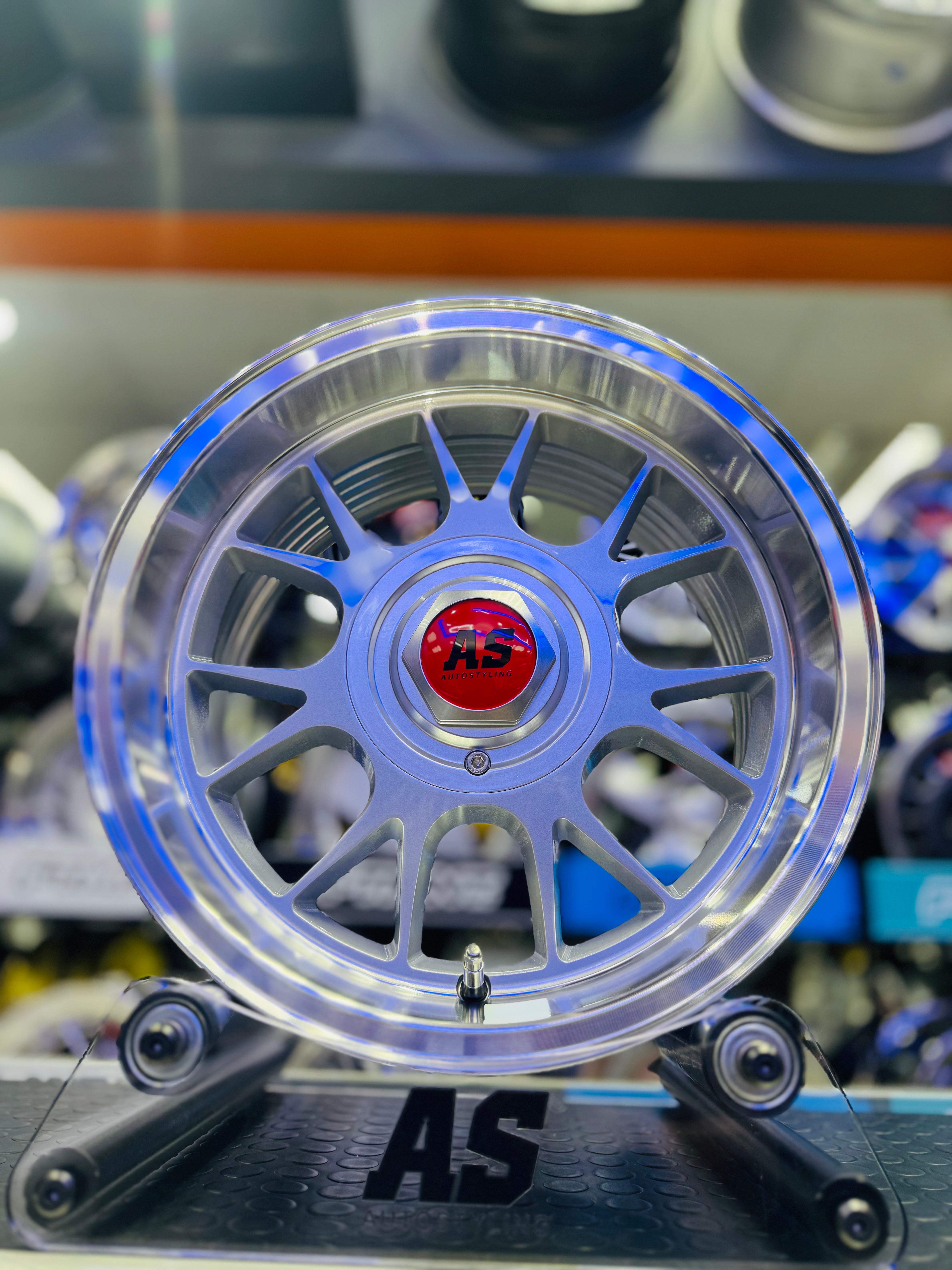 15” AS- 7197  4/100 4/108 silver  wheels