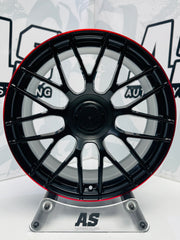 19” 5x112 C63s BLACK with red lip - Autostyling Klerksdorp