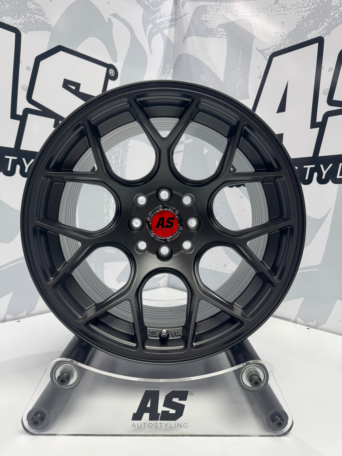 15” AS- 7553 4/100 4/114 gunmetal wheels