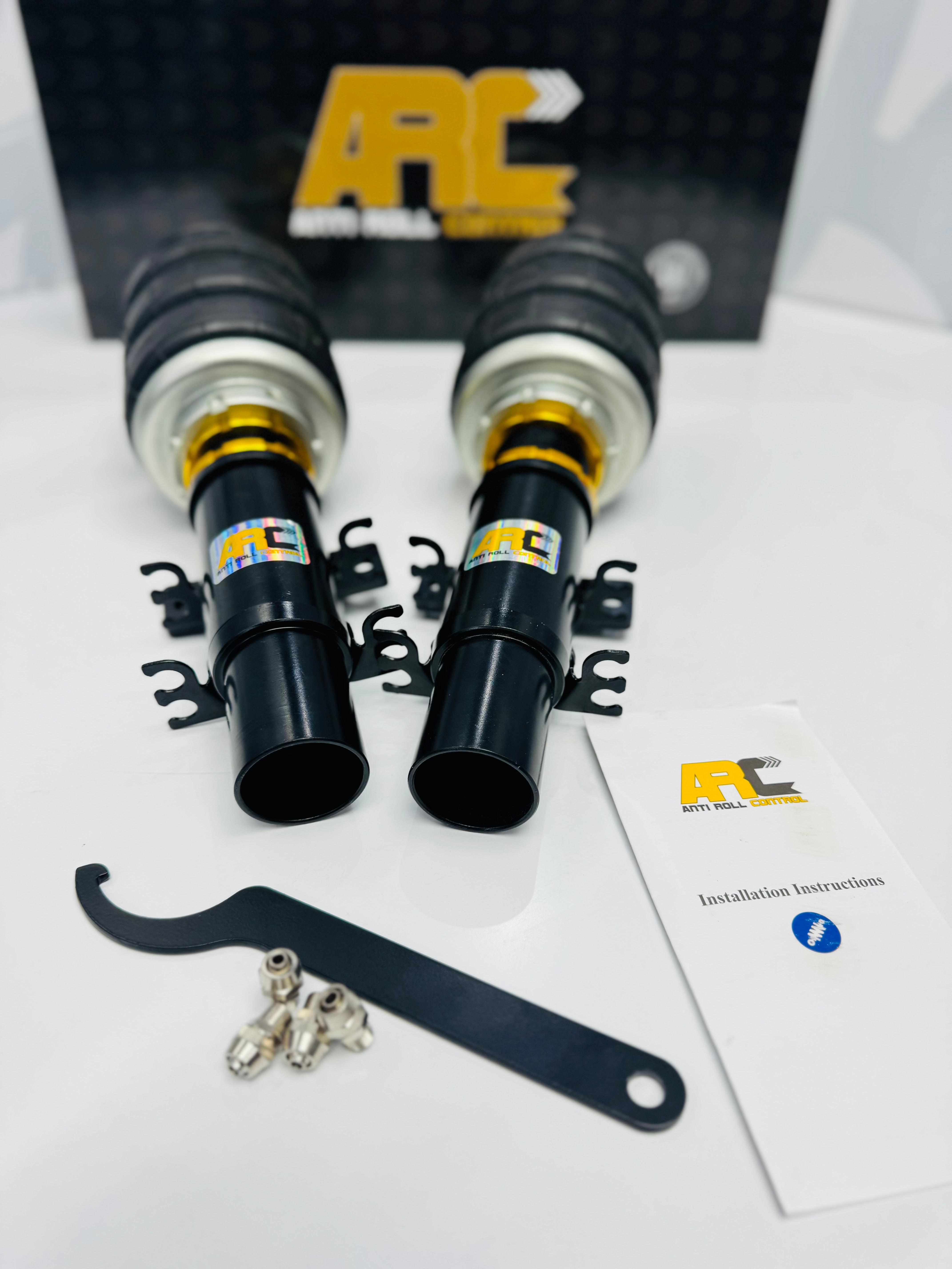 POLO 9n (bujwa)  ARC  AIR SUSPENSION STRUTS FRONTS HEIGHT ADJUSTABLE