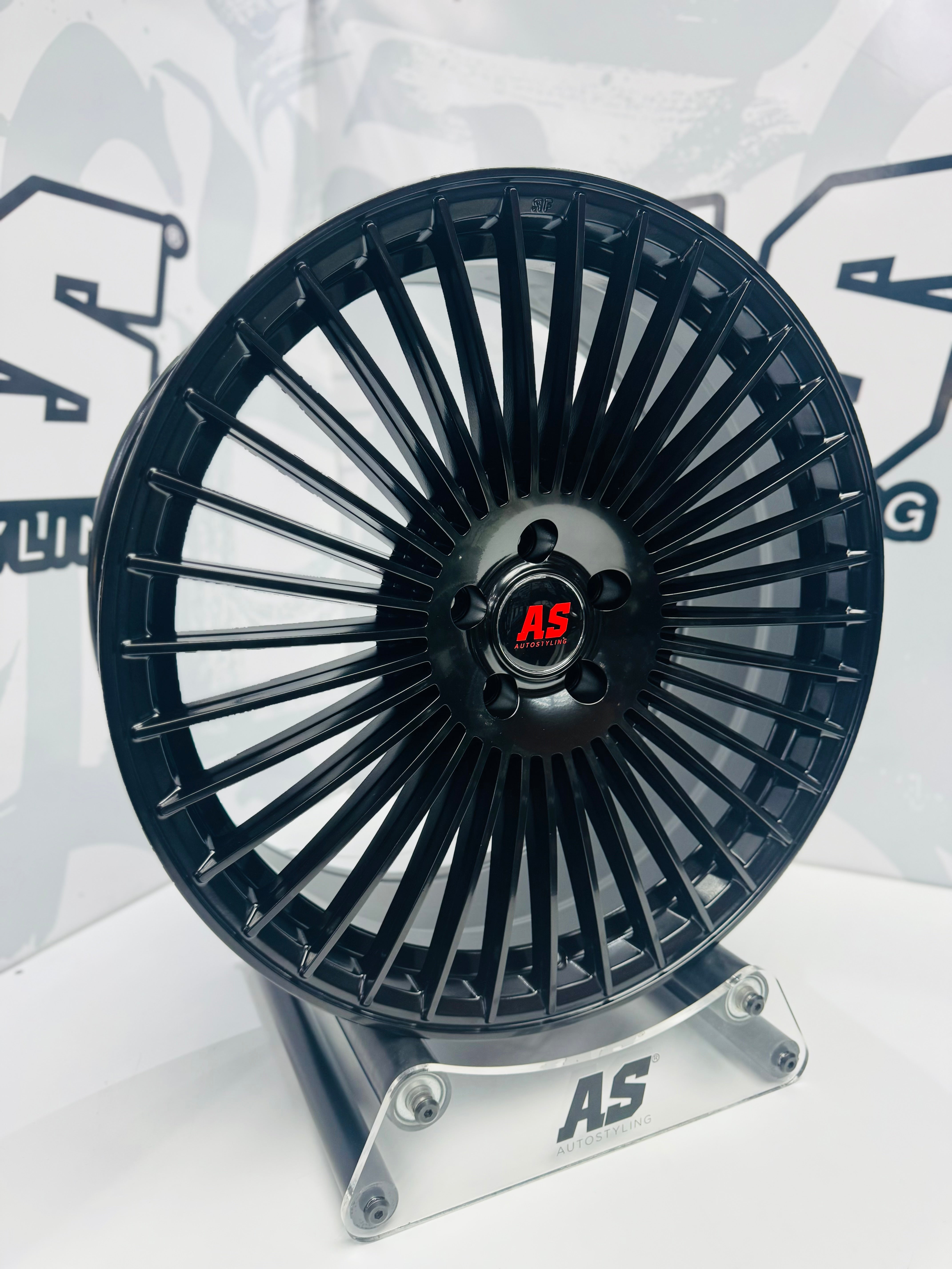 20″ 5/112 Velvet Black Alloy Wheels
