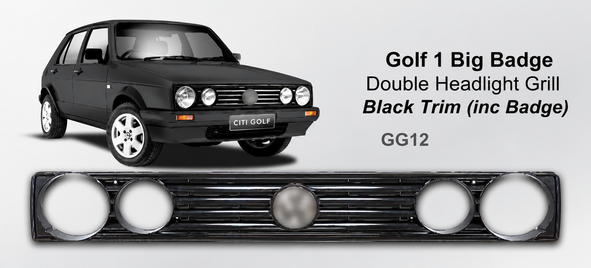 MK1 DOUBLE LIGHT GRILL  + BADGE - Autostyling Klerksdorp