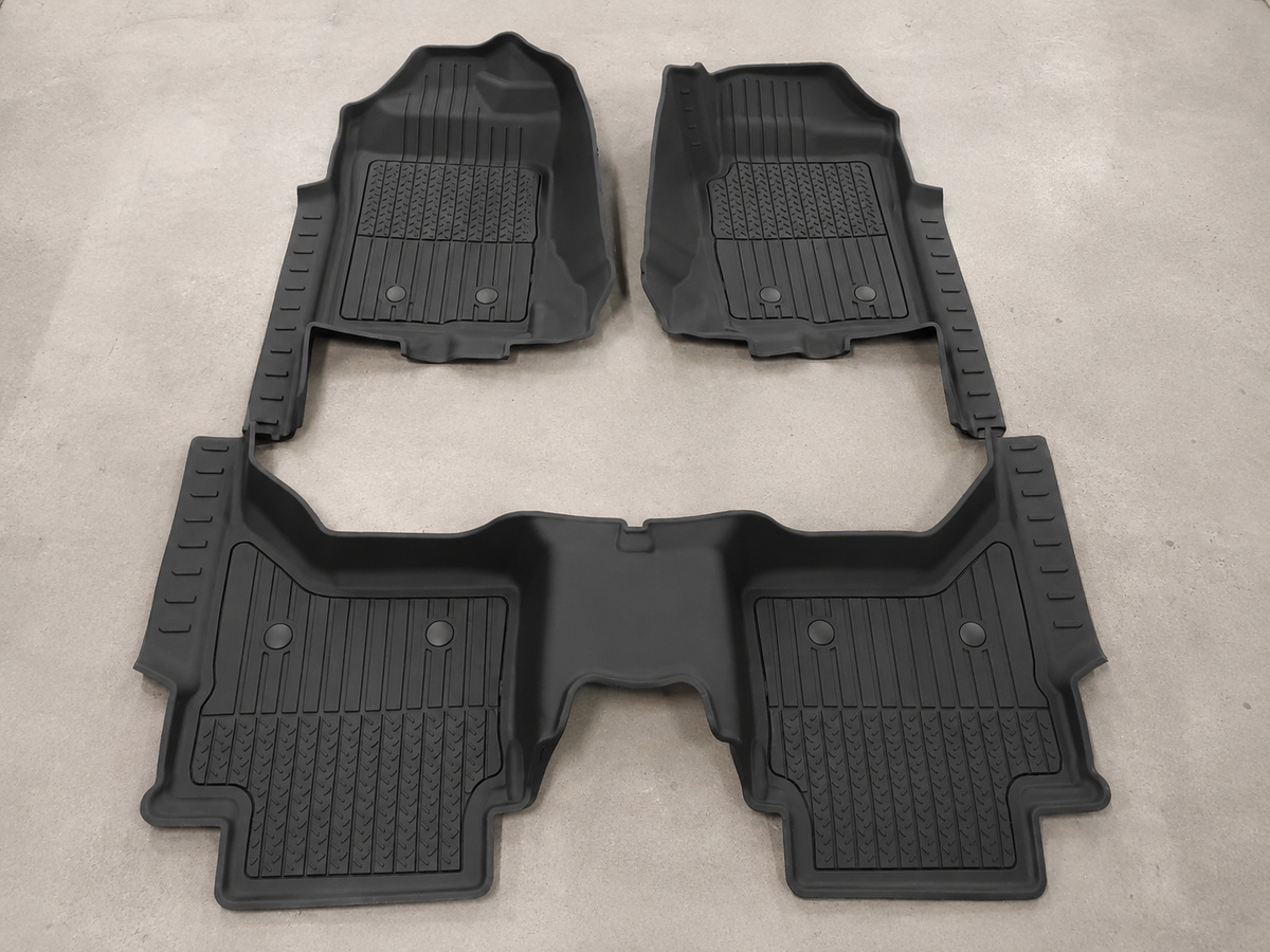 FORD RANGER RAPTOR T9 2023+ PREMIUM PLASTIC MOULDED HEAVY DUTY BUCKET MAT SET - Autostyling Klerksdorp