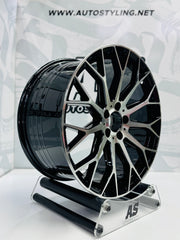 19” AMG F32FBX151 MACHINE BLACK 5x112 narrow wide wheels - Autostyling Klerksdorp