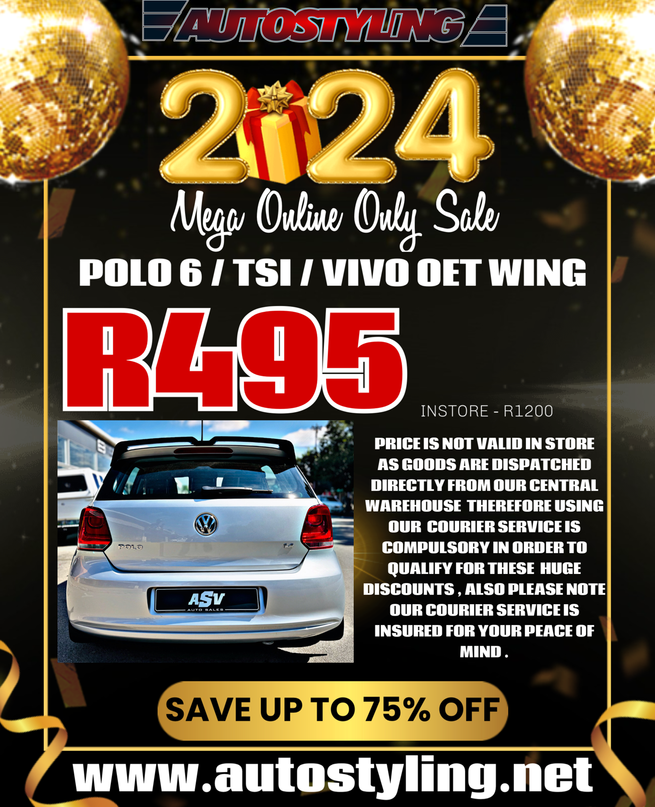 Polo 6 OET ROOFSPOILER - Autostyling Klerksdorp