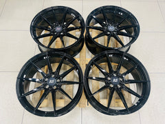 21” AS-5010 5x112 9j PCD gloss black wheels perfect for TIGUAN