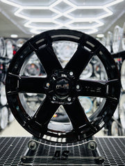 18” F82601  6/139 bakkie 4x4 rims gloss blk