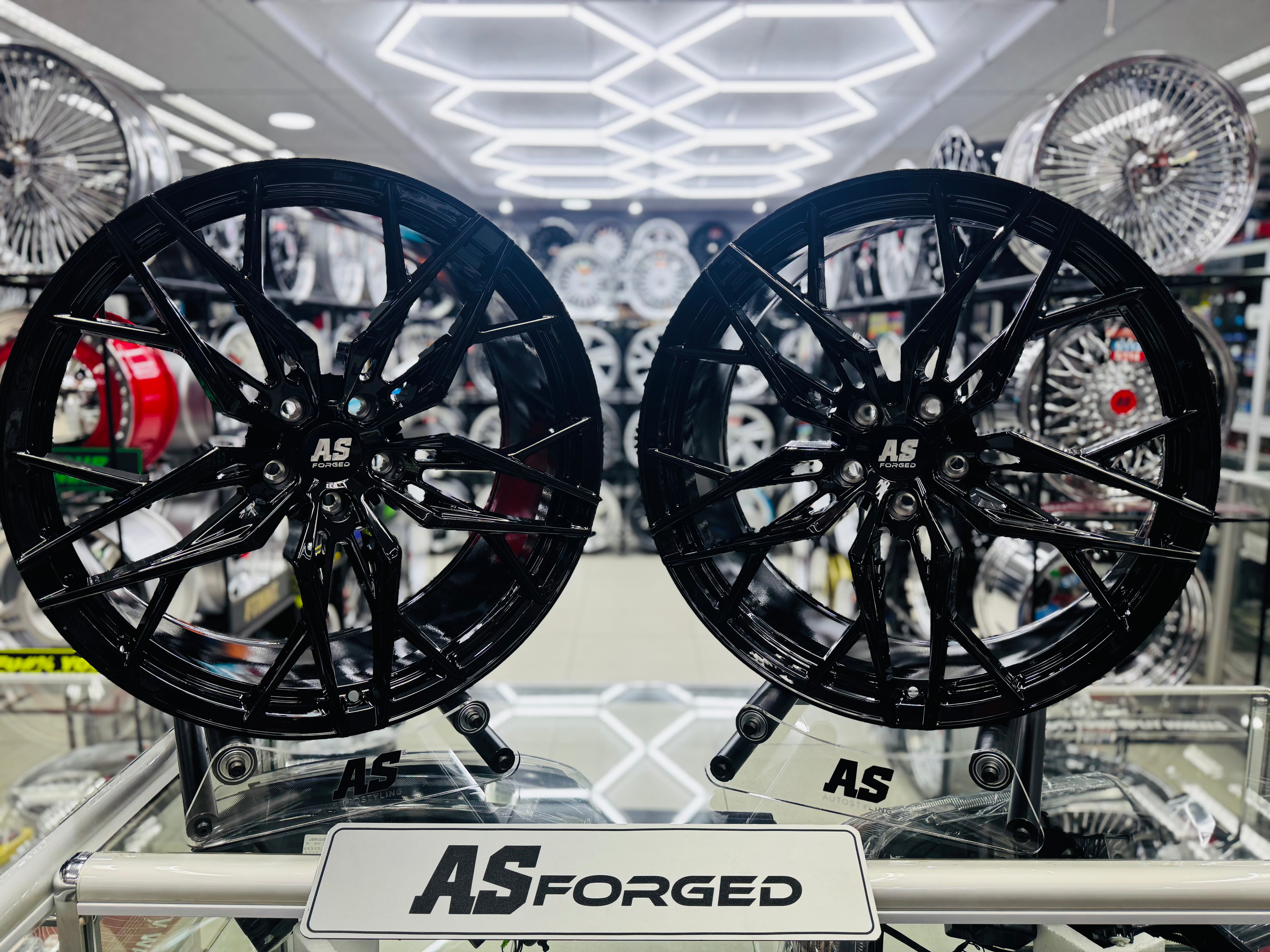 22”  AS-035 FORGED BMW  X5 RIMS 5/120 GLOSS BLACK - Autostyling Klerksdorp