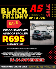 VW GOLF 6 GTI AS STYLE ROOF SPOILER - Autostyling Klerksdorp