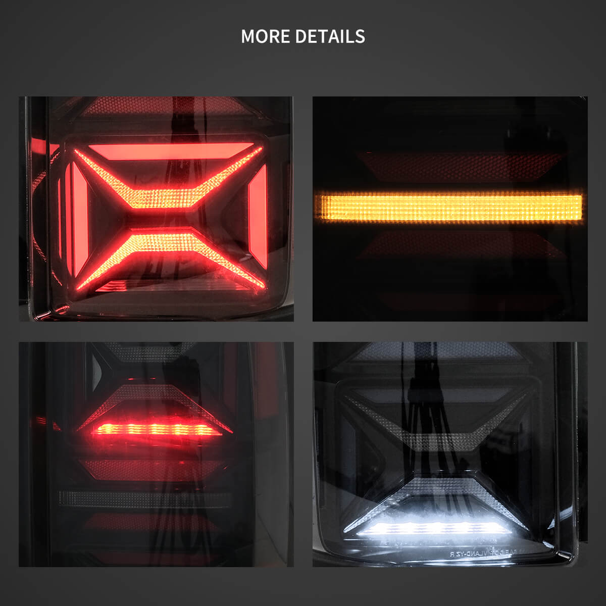 VLAND Full LED Tail Lights For VW AMAROK 2010+